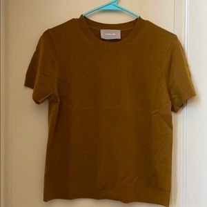 Everlane Cashmere Tee - Brass color